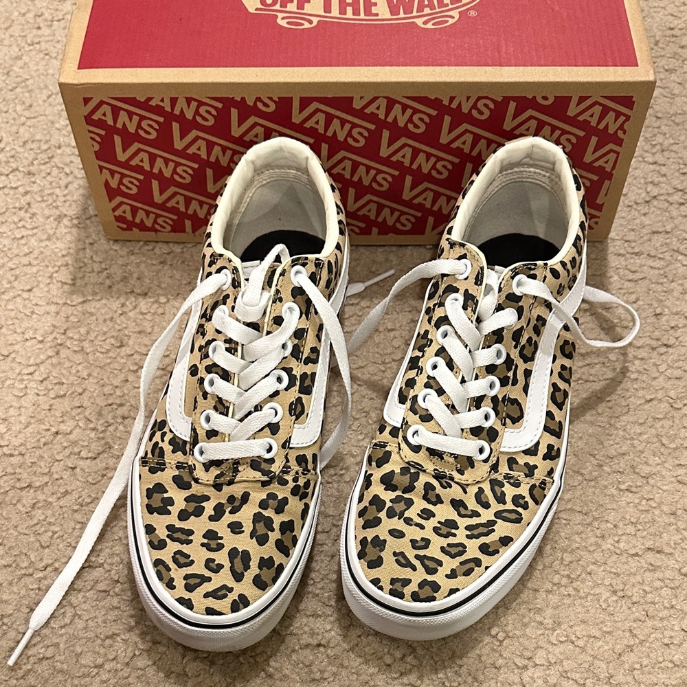 Vans Women's Leopard Print Sneakers